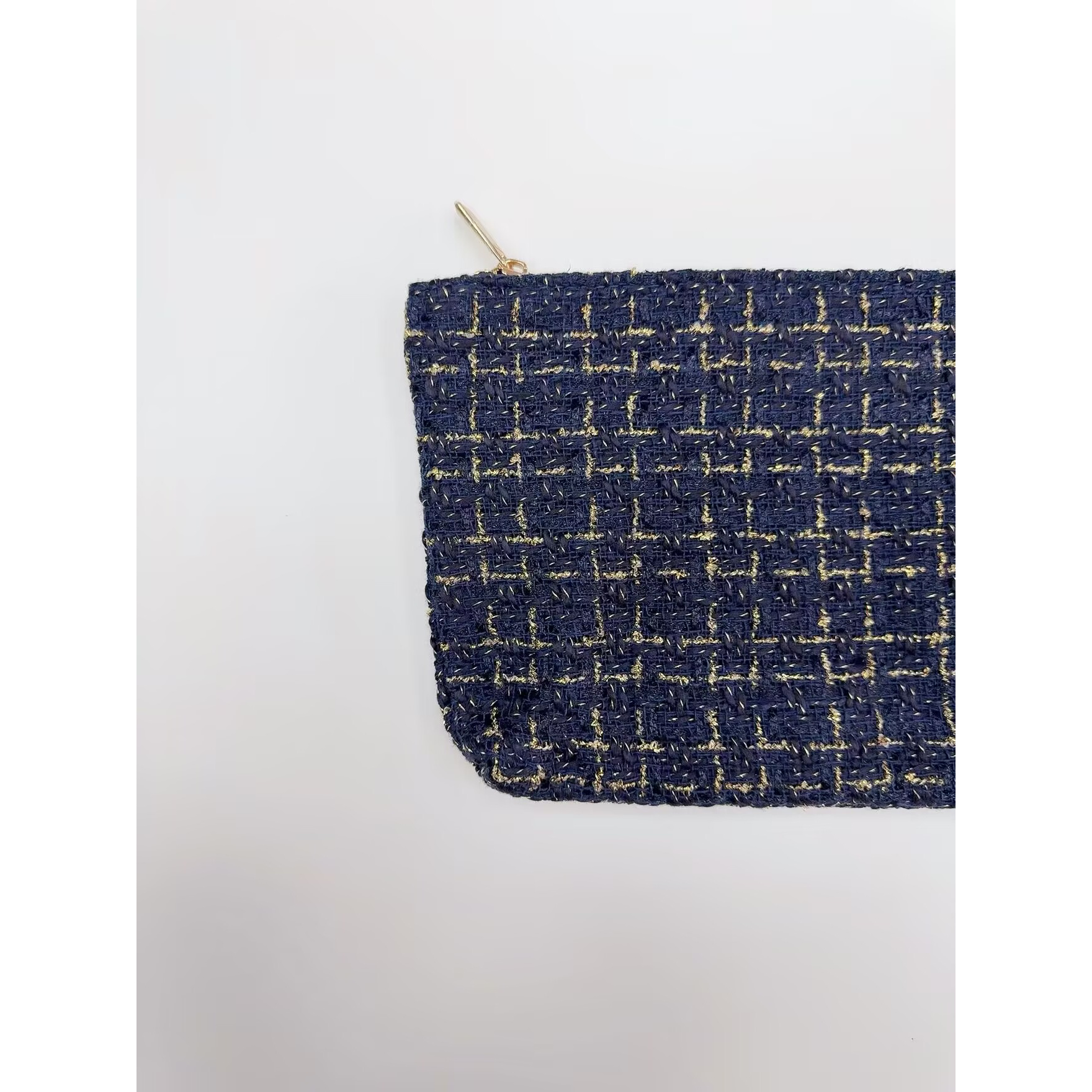 C家蓝色小香风收纳包！058