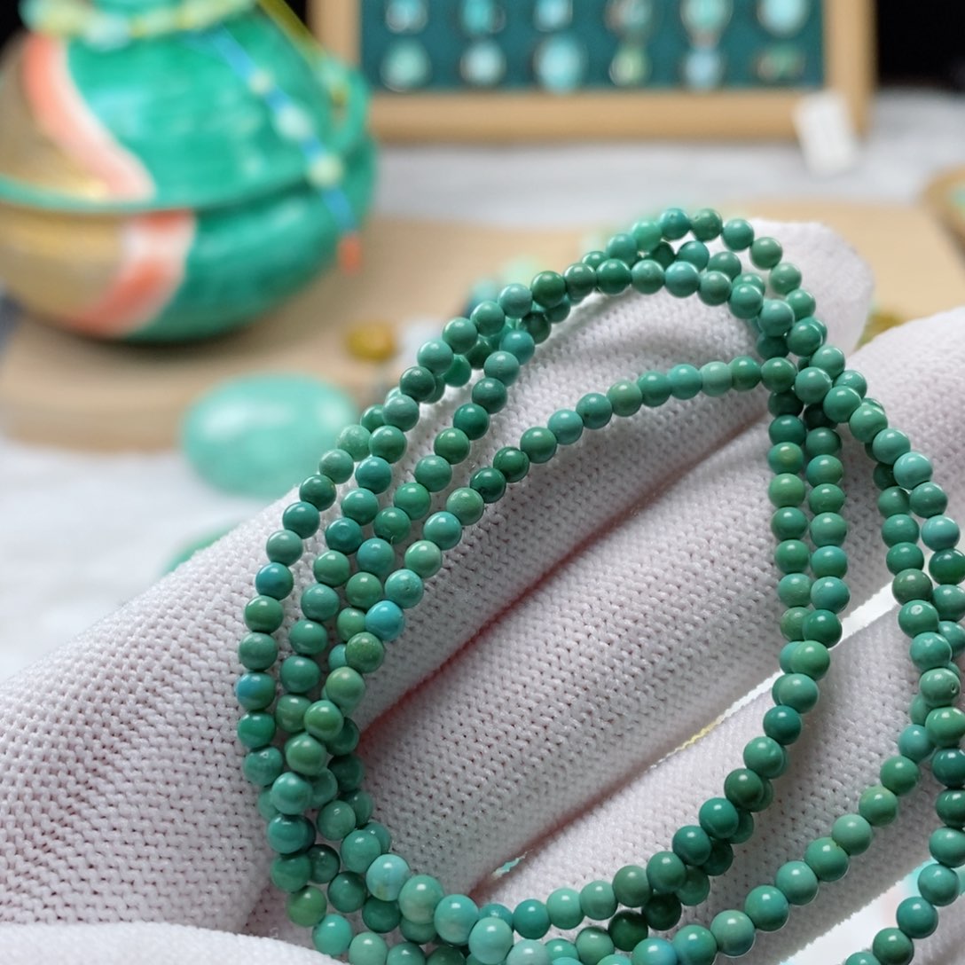 绿松石珠宝奇石未镶嵌钰*