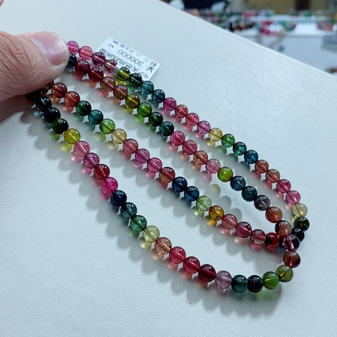 碧玺手链未镶嵌手链