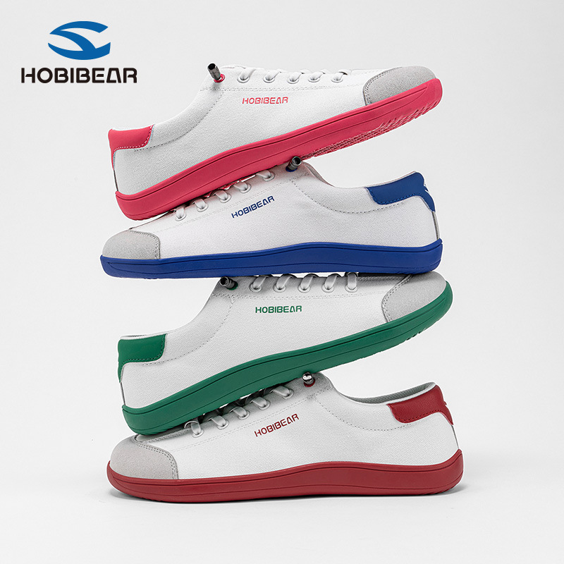 哈比熊宽头鞋春秋季男鞋运动鞋低帮平底鞋女生板鞋健步鞋跨境批发