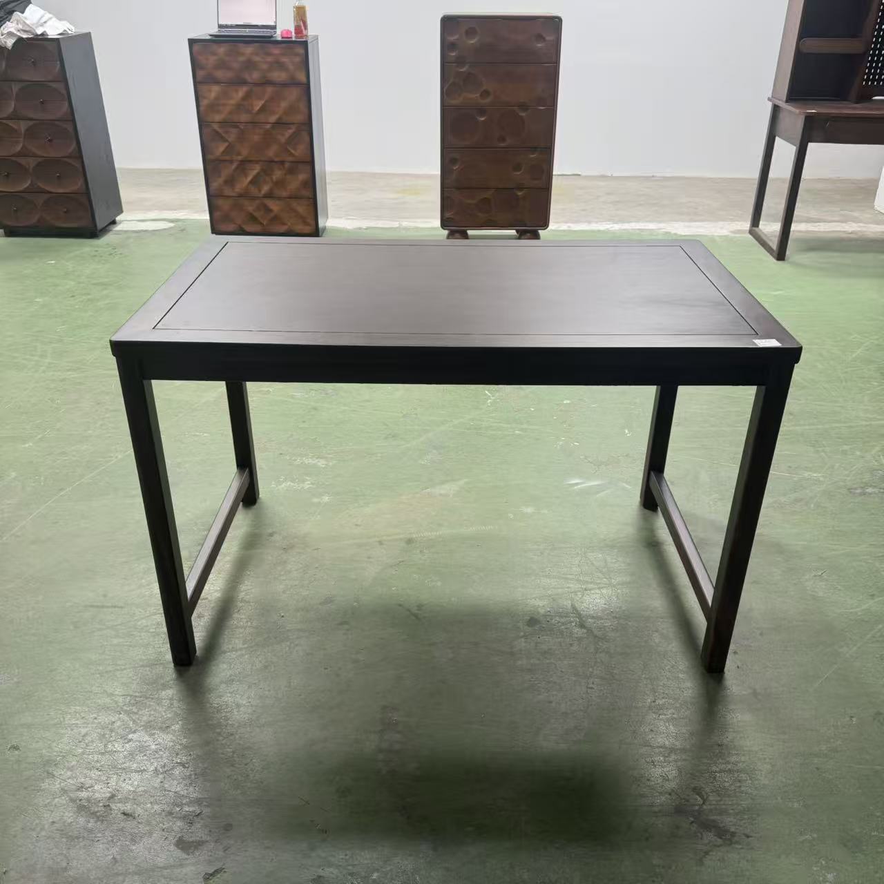 RG1109胡桃木餐桌书桌（120*70*75cm）【99新；不包售后】