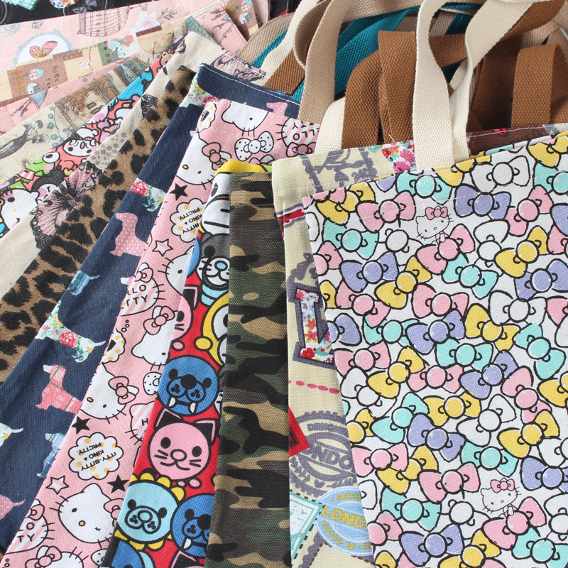 直播间帆布笔袋手提袋福利杂款联系主播选花型