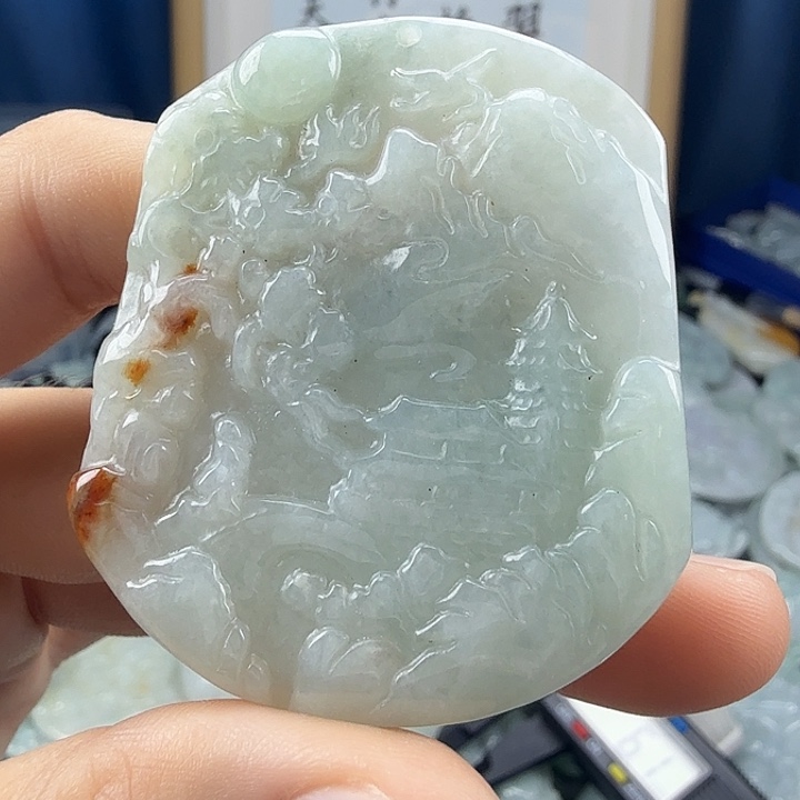 翡翠未镶嵌颈饰翡翠