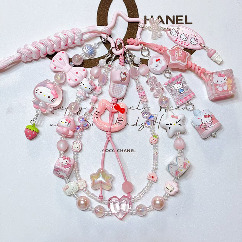 【顽兔潮玩】可爱KITTY猫手机链相机防丢挂链装饰