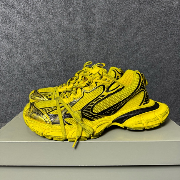 未使用 Balenciaga/巴黎世家 43码 3xl 黑黄 老爹鞋 全新原盒