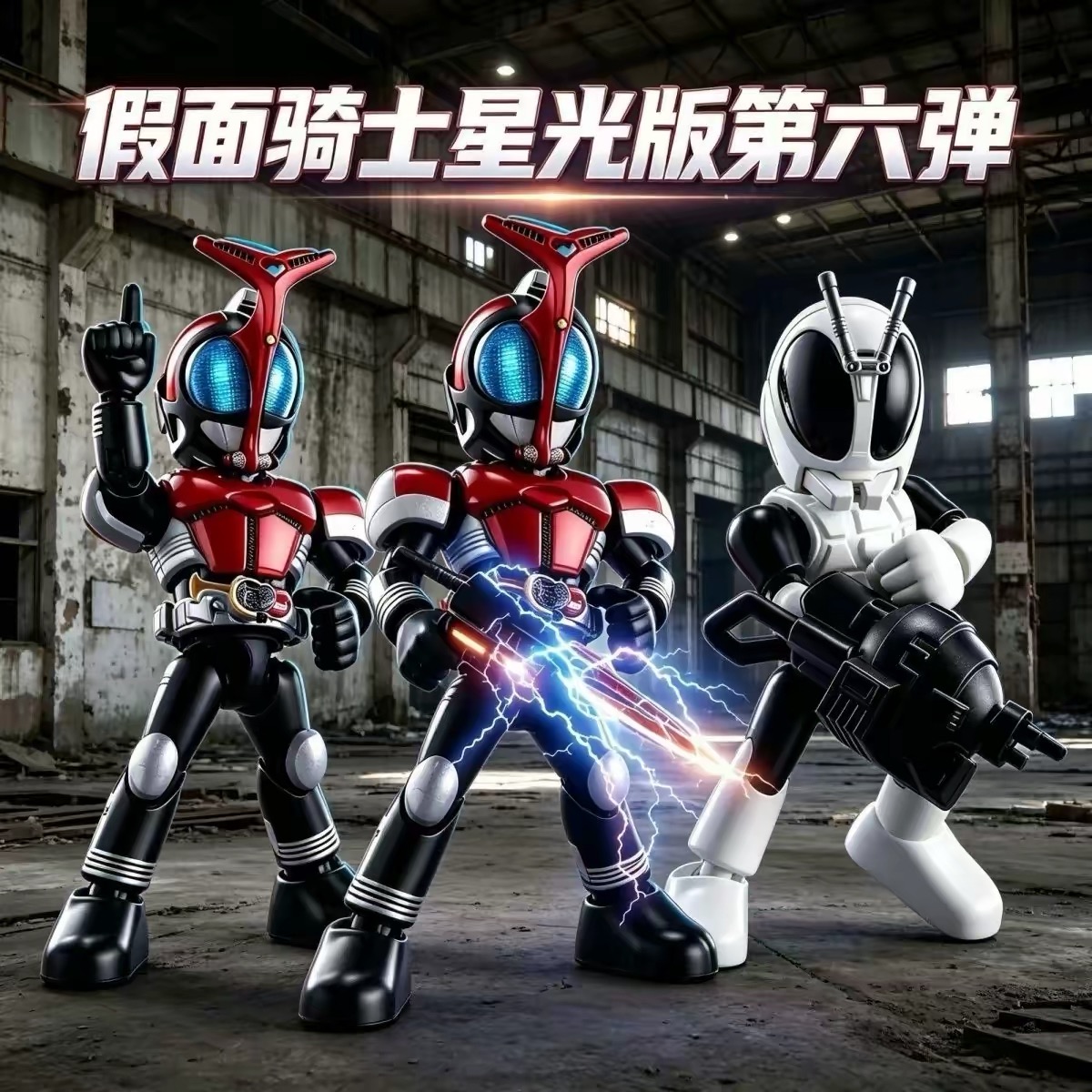 【拆盒】布鲁可假面骑士积木人星光版第6弹玩法合集盲盒（代拆）