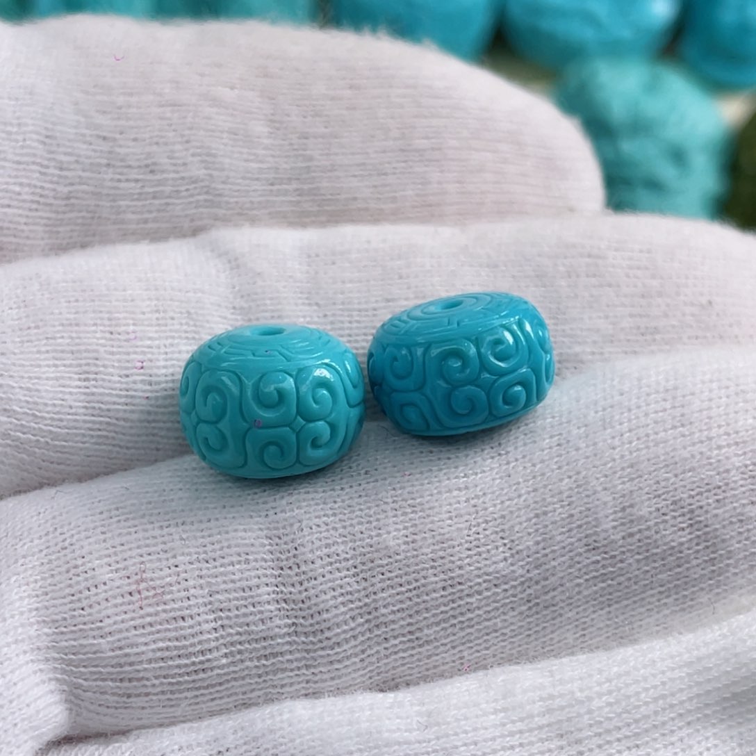 绿松石颈饰未镶嵌W****g卡12+