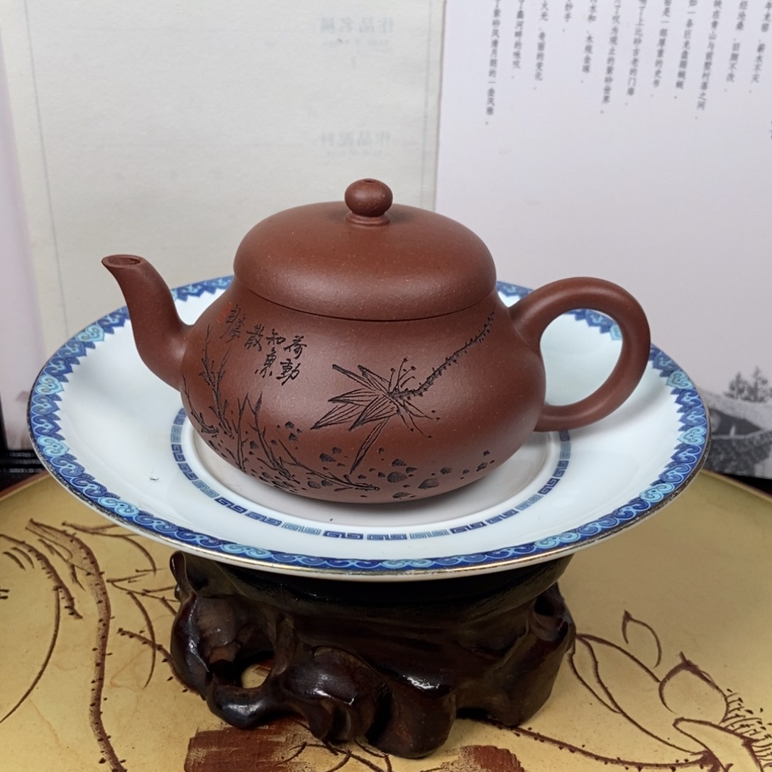 紫砂茶壶容量宜兴紫砂壶