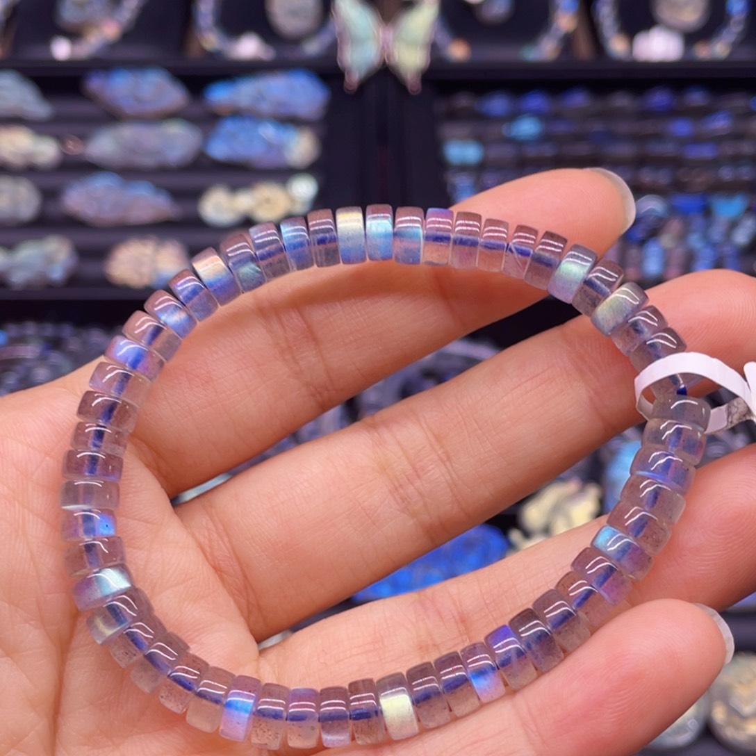 未镶嵌手串长石S****6.5左右