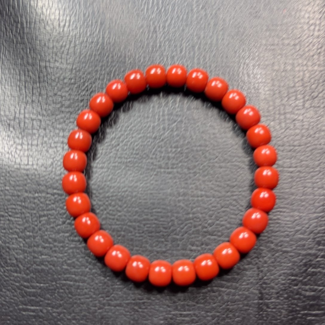 青***源南红玛瑙未镶嵌老型卡7单圈