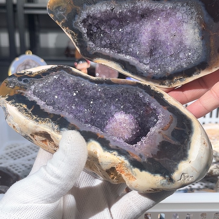 紫晶大型摆件（非配饰）未镶嵌