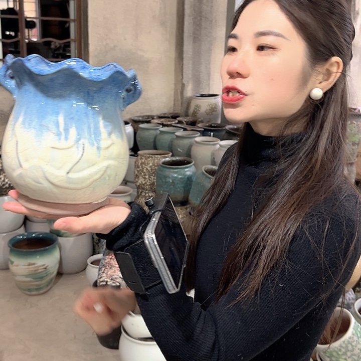 瑕疵14高14花盆……