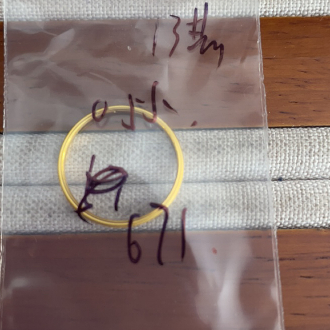 克重0.55 13号 猫眼戒指 足金999