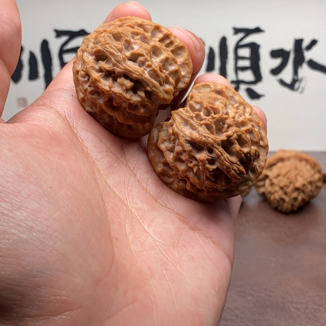 吊坠文玩核桃全品顶级无药苹果40尺（42g