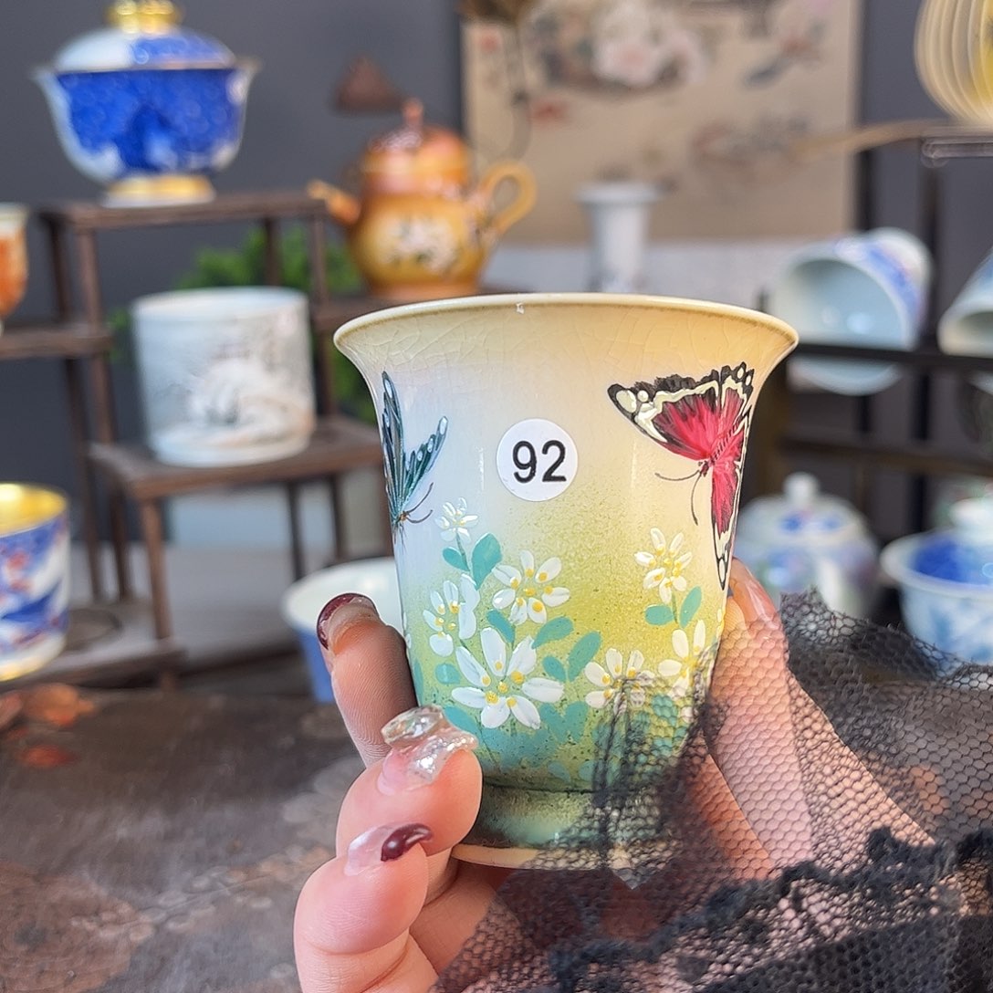 杯堃*景德镇陶瓷茶杯多人