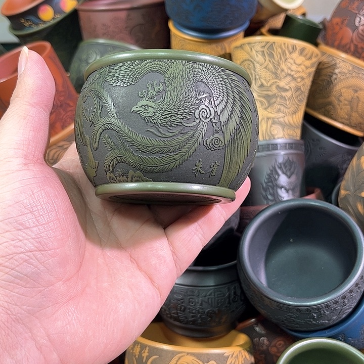 茶杯紫砂全手工紫砂主任杯