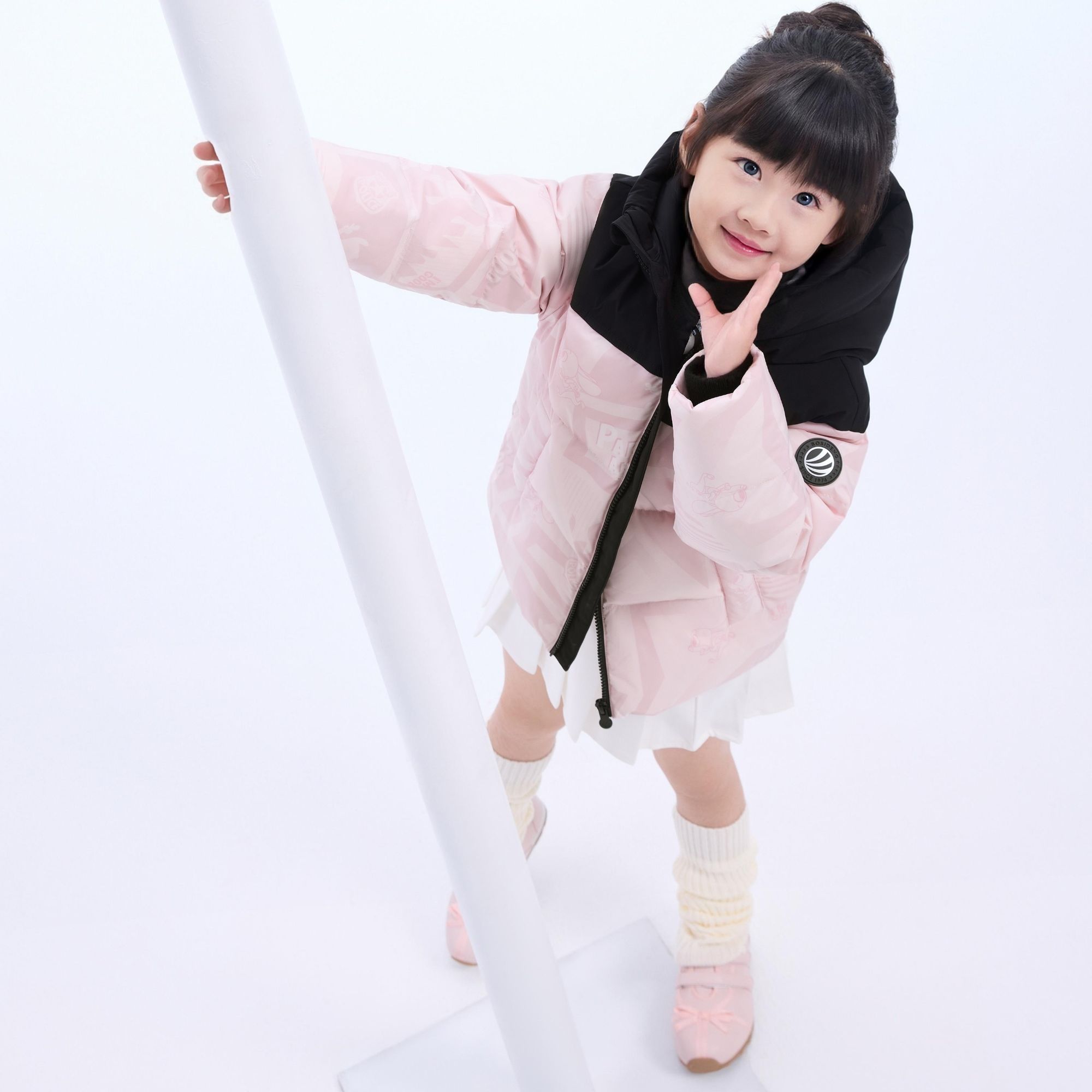 【疯狂动物城联名】25秋冬男女童新羽绒服户外运动中长T250246120Q