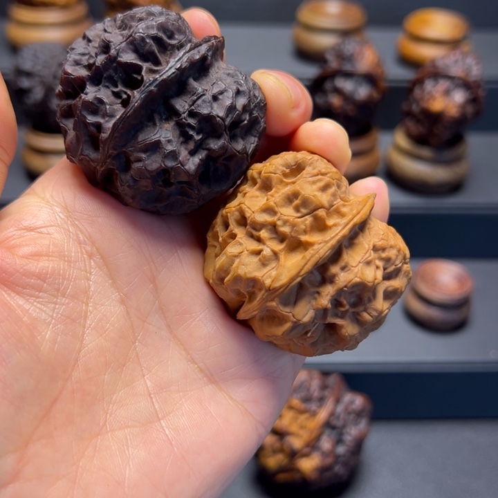 吊坠文玩核桃L皇冠45