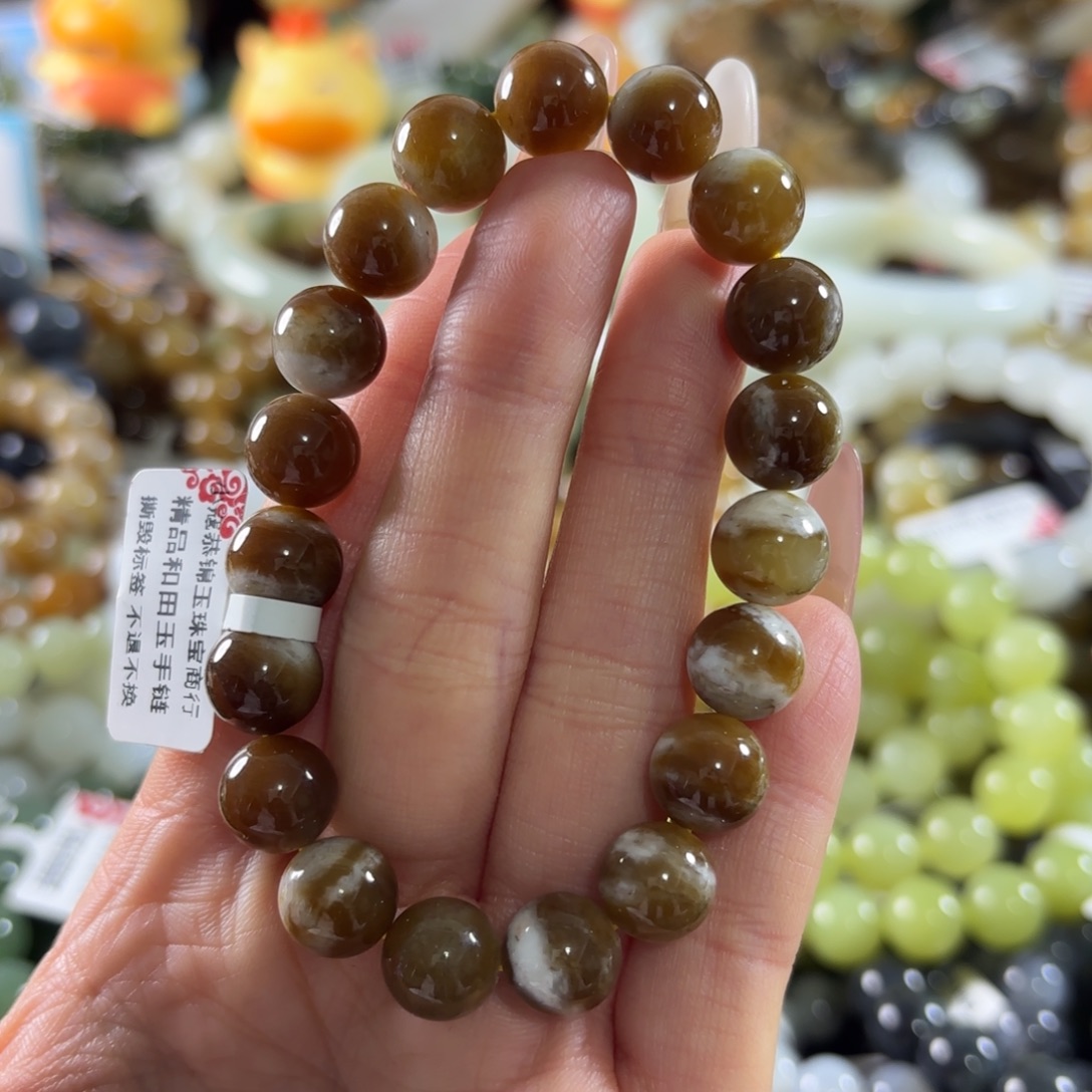 和田玉未镶嵌手串229