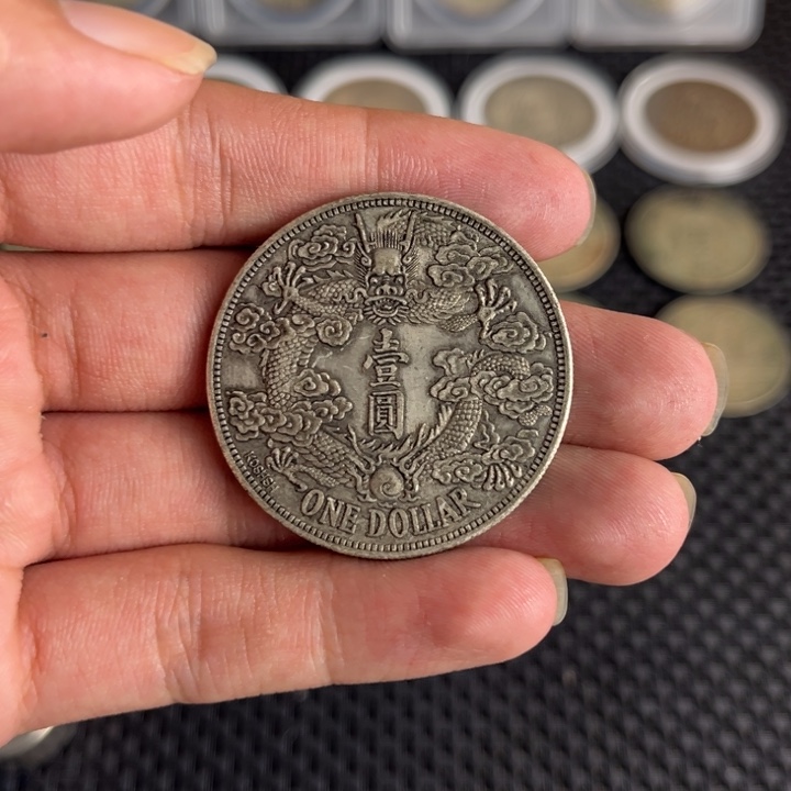 金属大头龙洋船洋工艺品