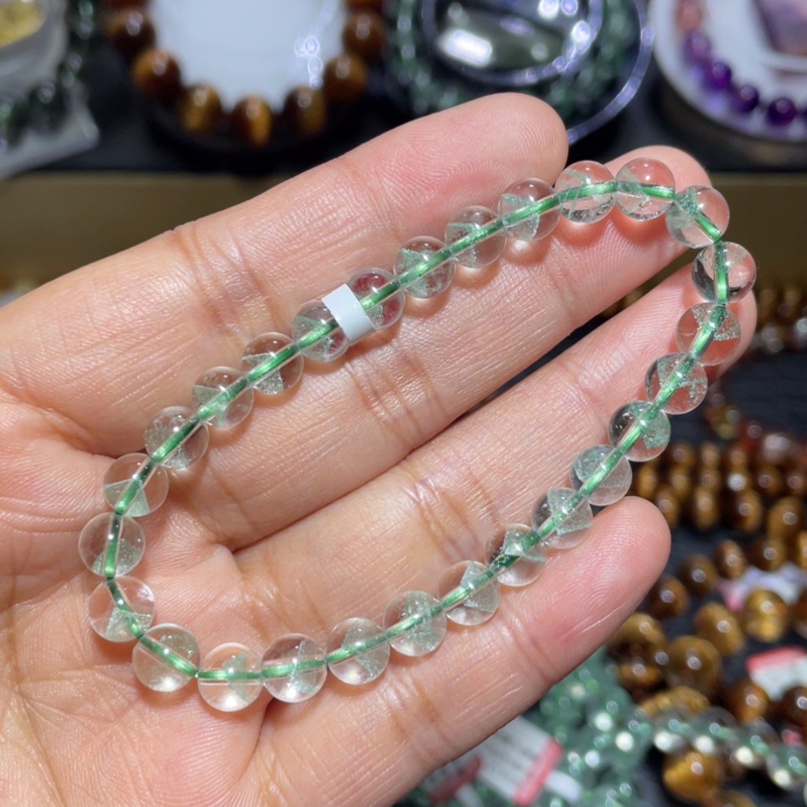 【闪购商品】水晶手串未镶嵌翠幽灵金字塔手串
