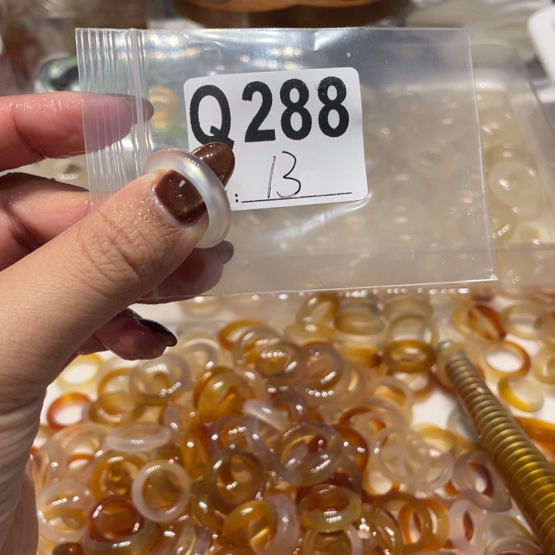 玛瑙/玉髓未镶嵌戒指288