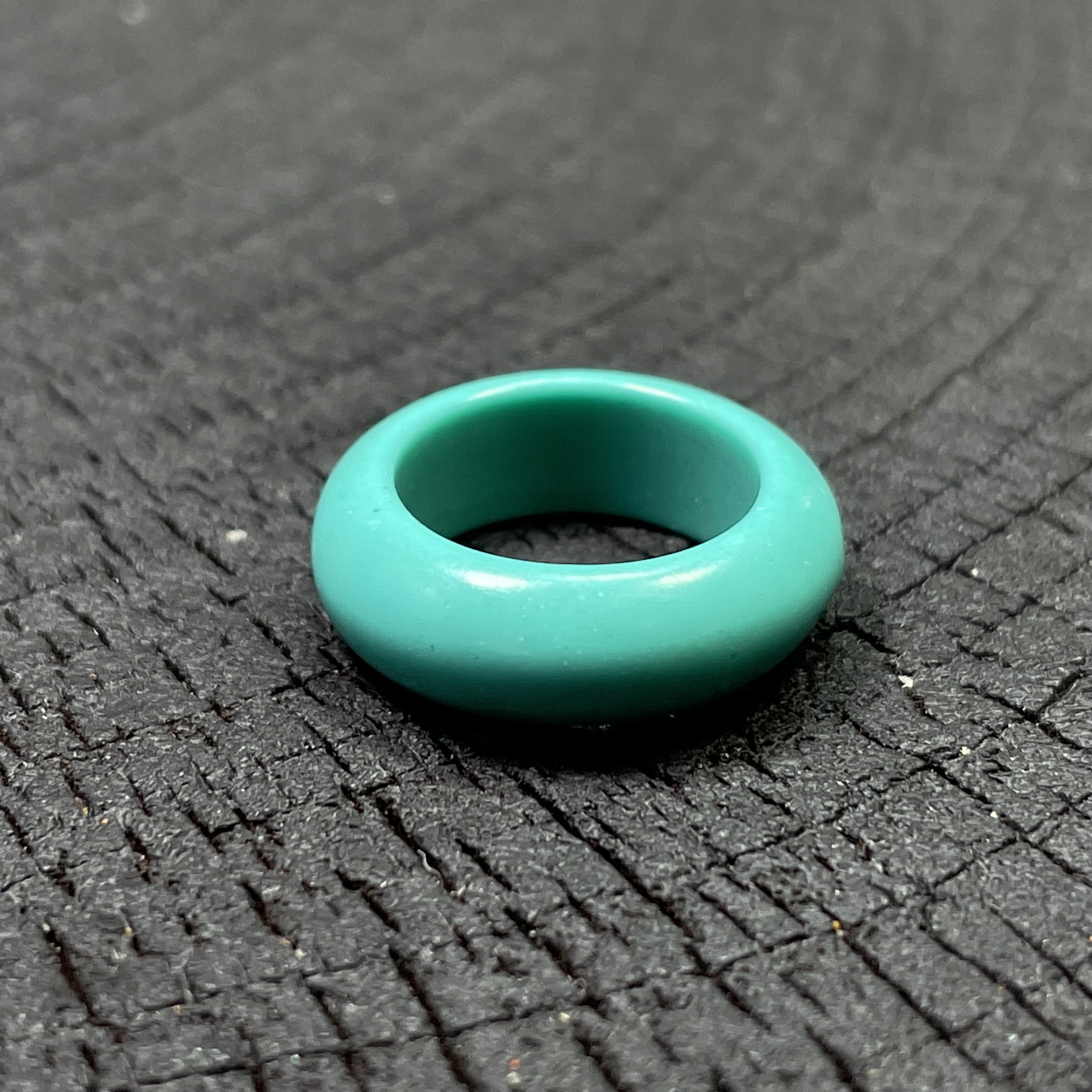 6710高瓷高蓝跑环文玩配饰10毫米散珠批发配星月菩提猴头戒指