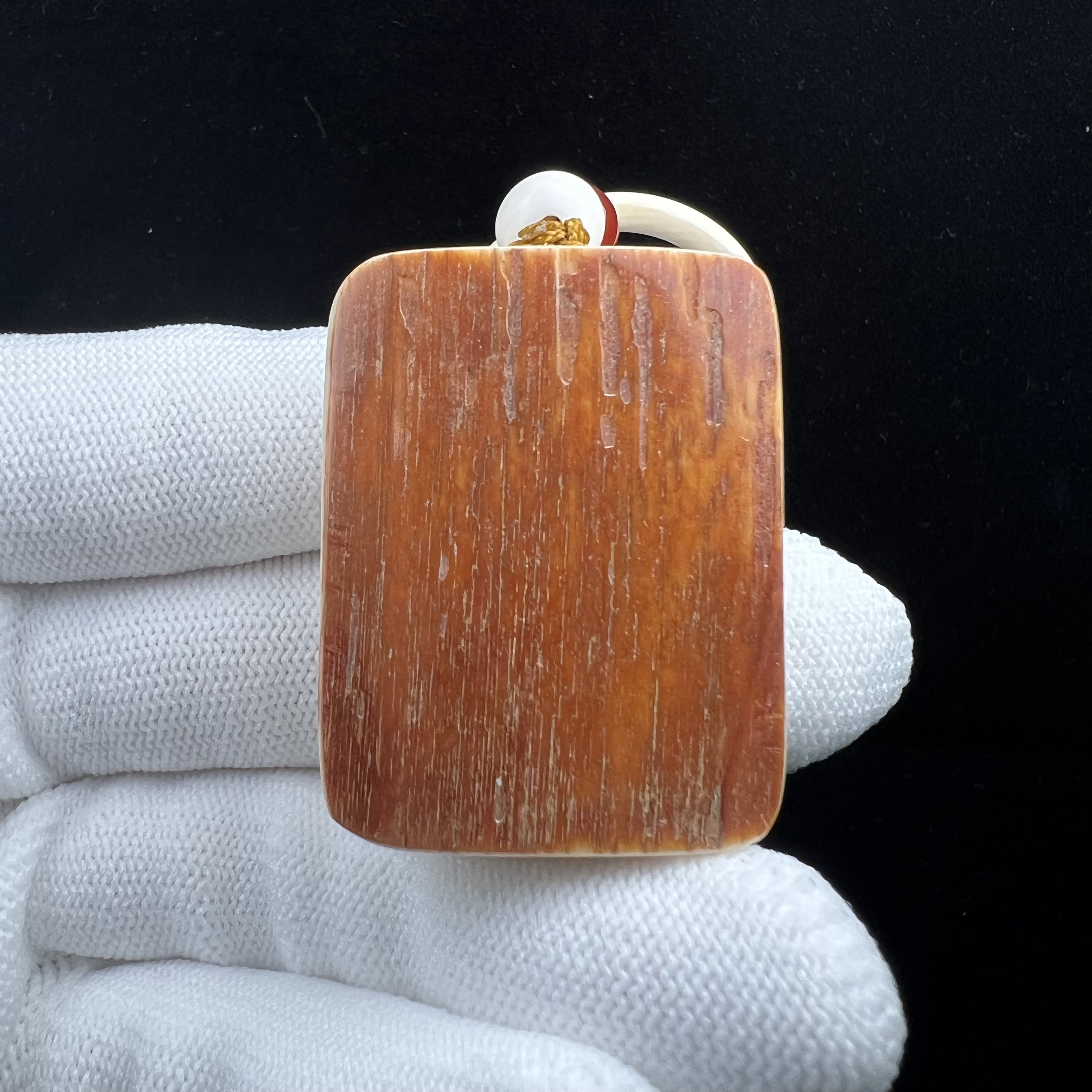 E3066天然猛犸牙 肥皂手把件32*41*20mm支持鉴定 假一罚四