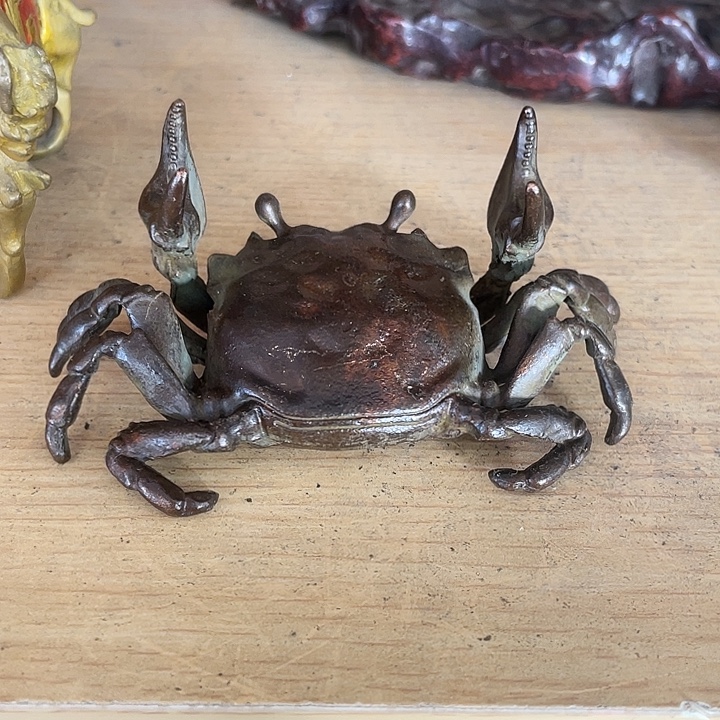 我***也铜中古工艺品摆件