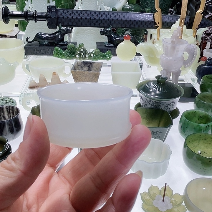 和田玉（白玉）挂件未镶嵌哈**g