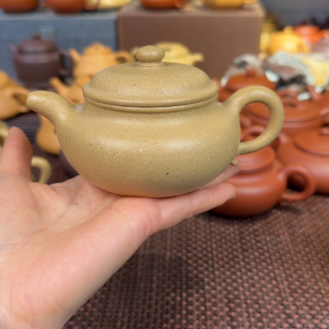 本山绿泥茶壶梨皮220毫升左右