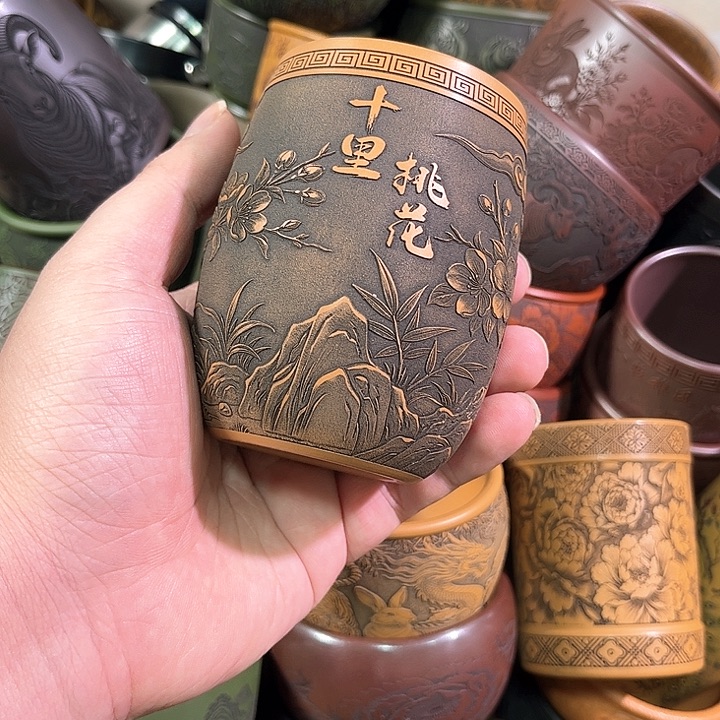 茶杯紫砂全手工紫砂主人杯