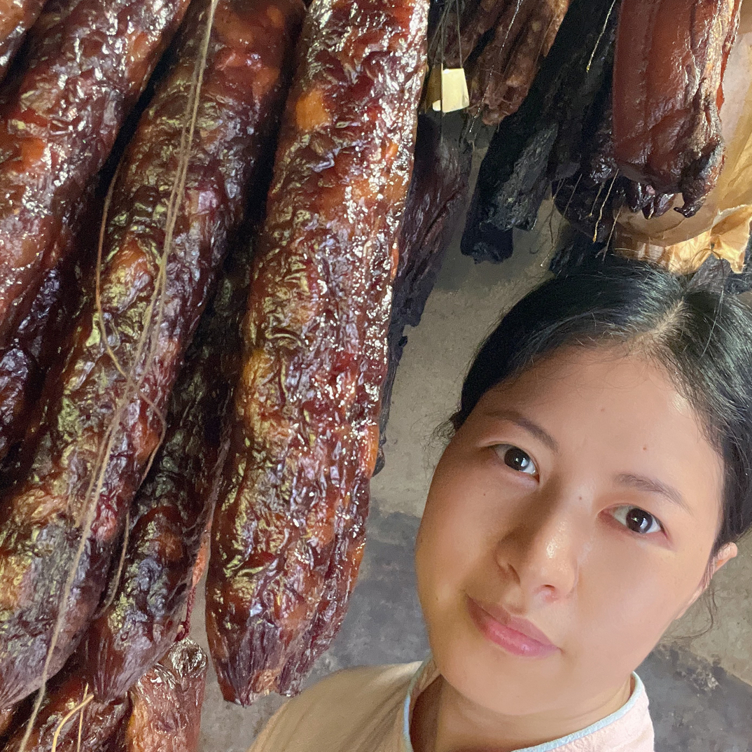 湖南特色手工烟熏纯肉腊香肠