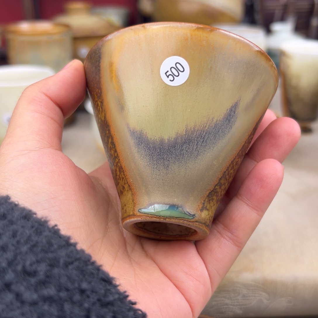 杯纯手工柴烧主人杯