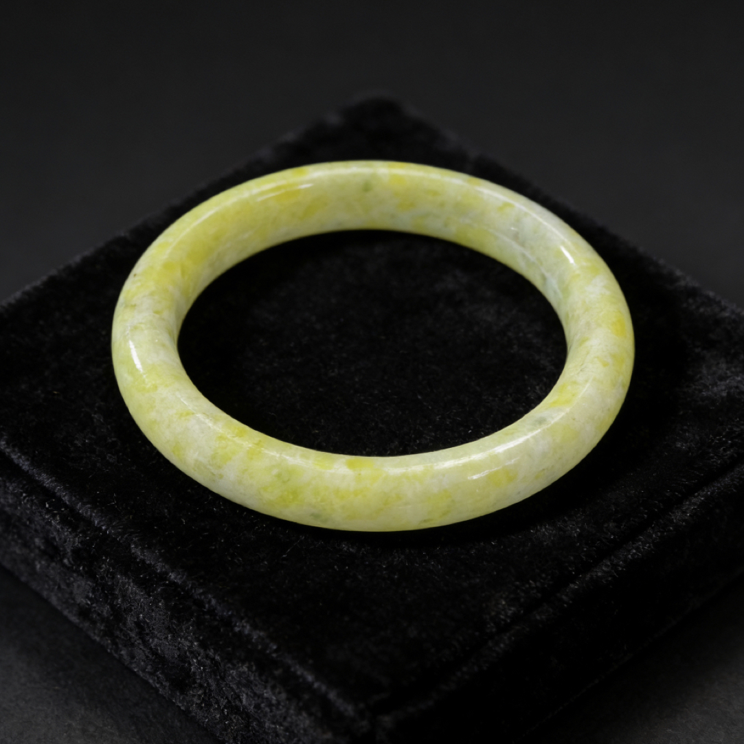  CX .典雅家居青提白花百搭手镯 A98-YS-1A