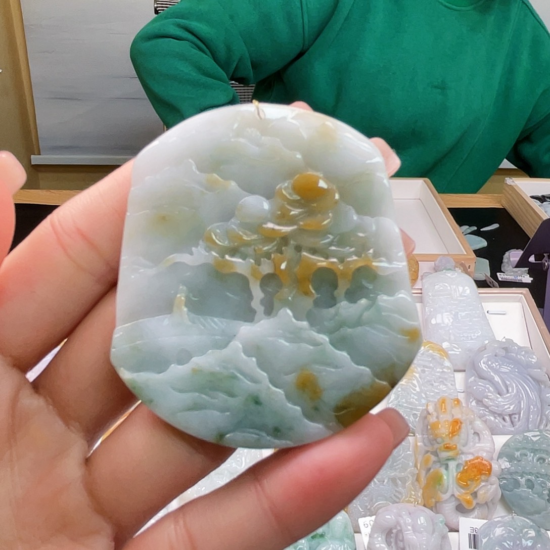 翡翠吊坠(不含链)未镶嵌