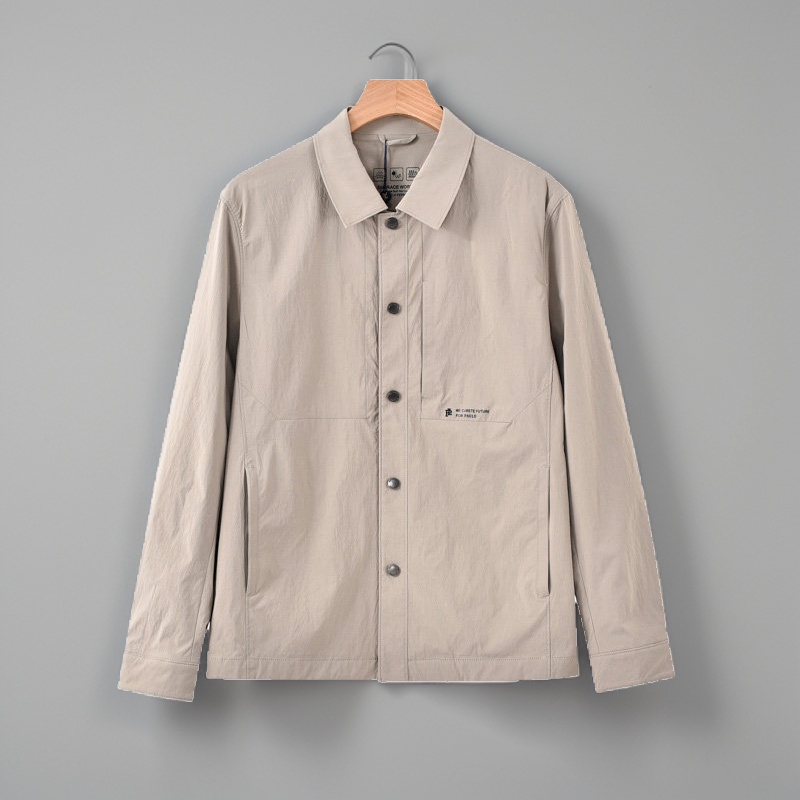 保罗彼得2024年春装新款男士休闲夹克轻薄工装外套专柜REDA73280