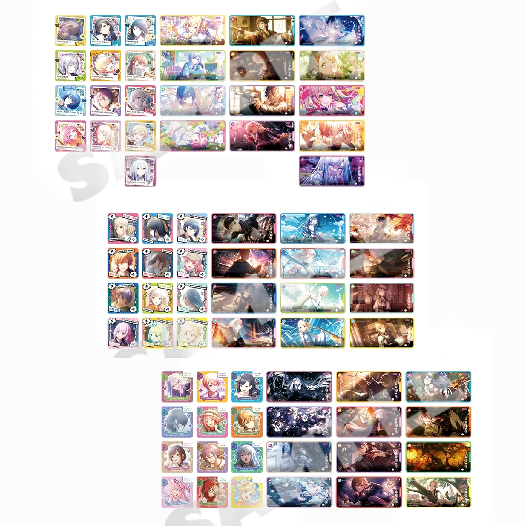 【现货】世界计划 pjsk 回忆插画贴纸vol.5ABC