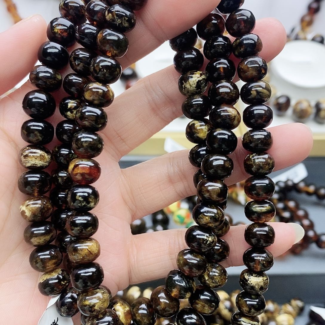 琥珀颈饰未镶嵌琥珀9