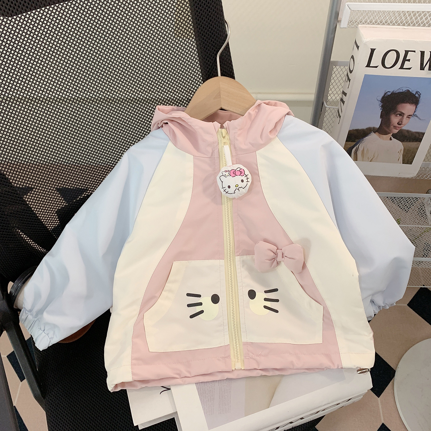 【米家原创】女童外套春秋款2025新款秋装洋气儿童上衣小童冲锋衣
