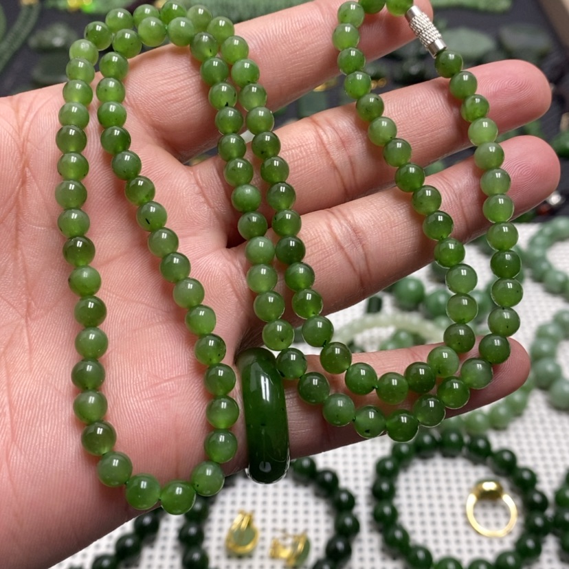 【闪购商品】和田玉（碧玉）颈饰未镶嵌