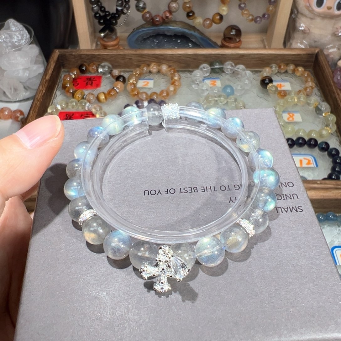 水晶手绳未镶嵌灰月光