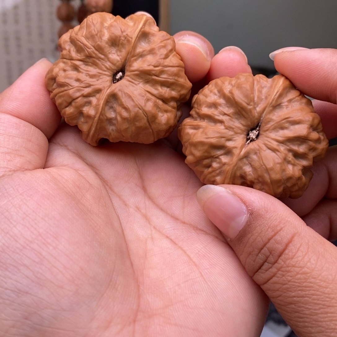 文玩核桃把件40蛤蟆头