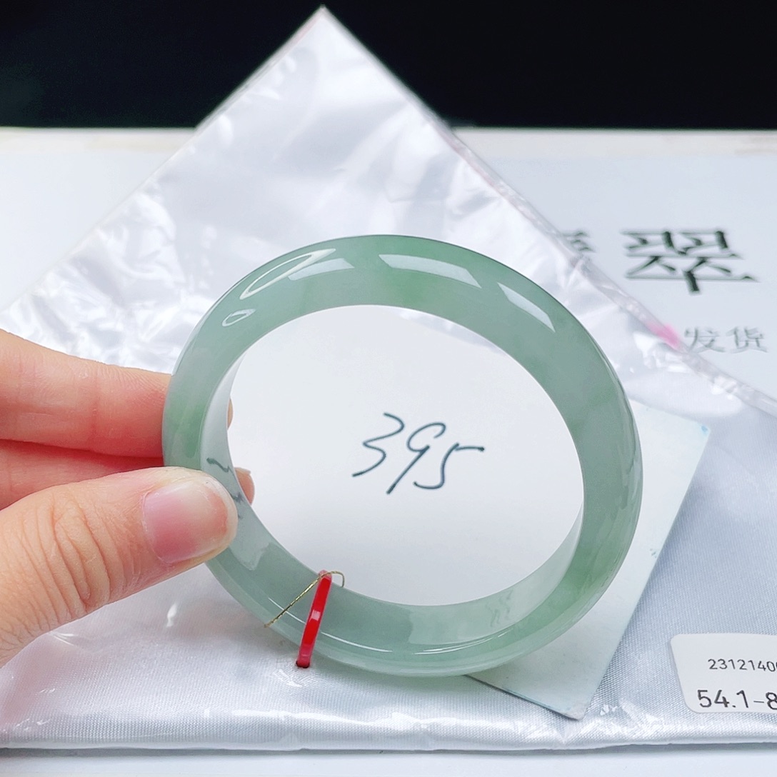 未镶嵌手镯翡翠54+正圈