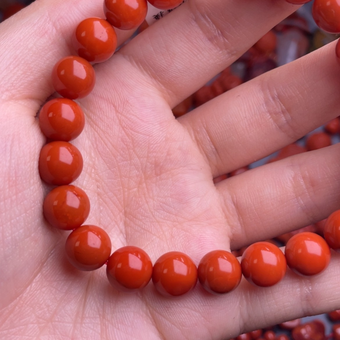 【闪购商品】南红玛瑙未镶嵌配饰9圆***镚