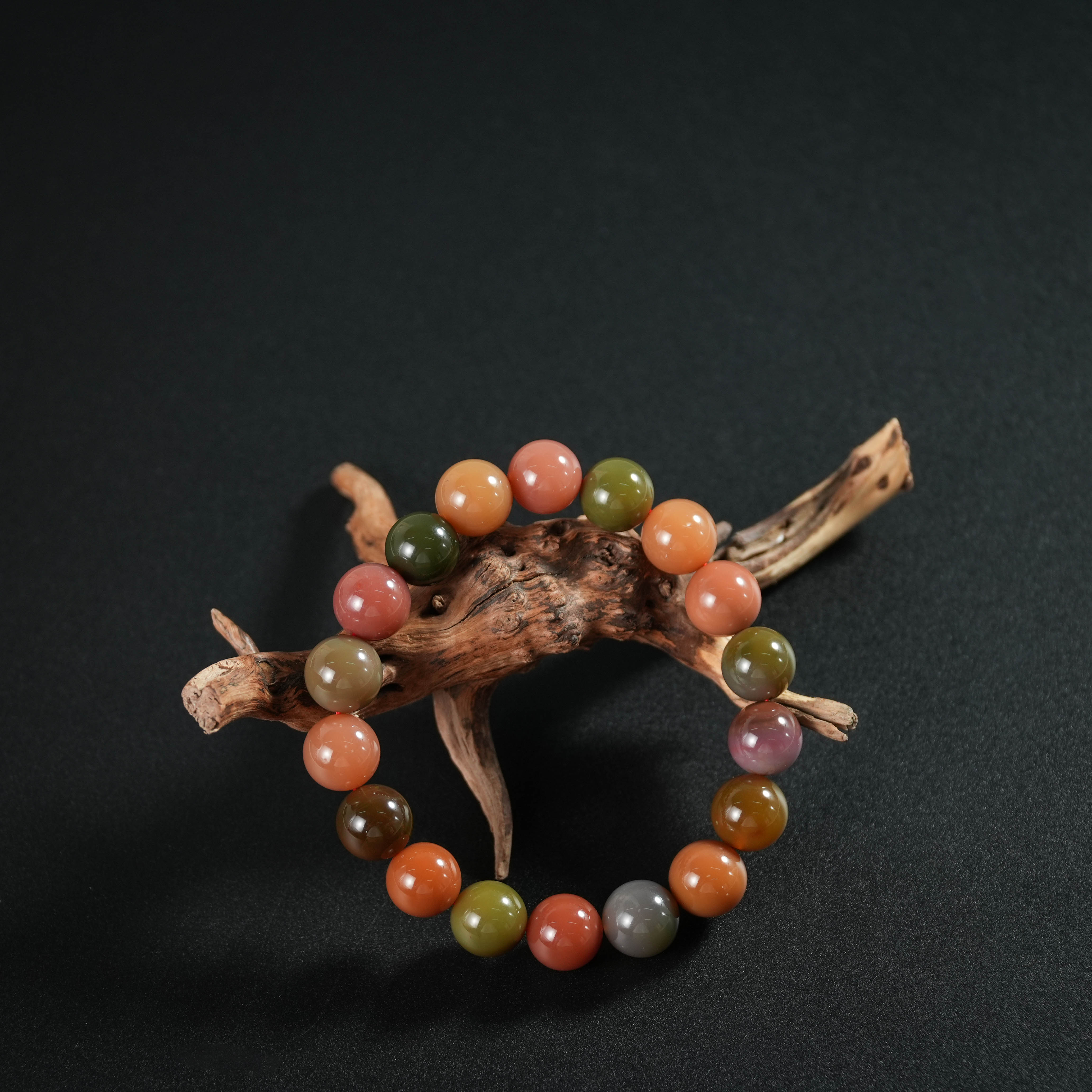 【老掌柜】盐源玛瑙手串 DPH011831