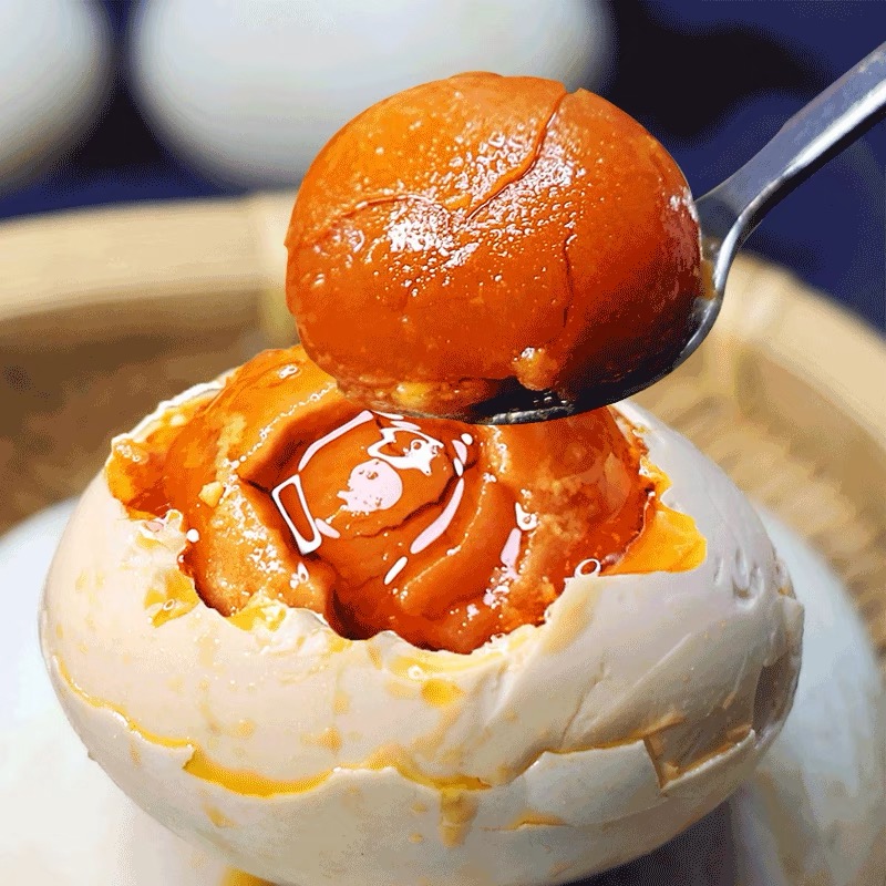 广西北海正宗烤海鸭蛋咸香适中不齁咸爆流油