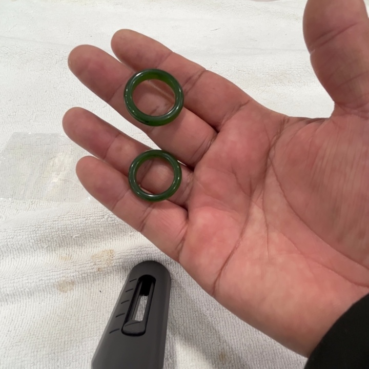 和田玉（碧玉）未镶嵌戒指