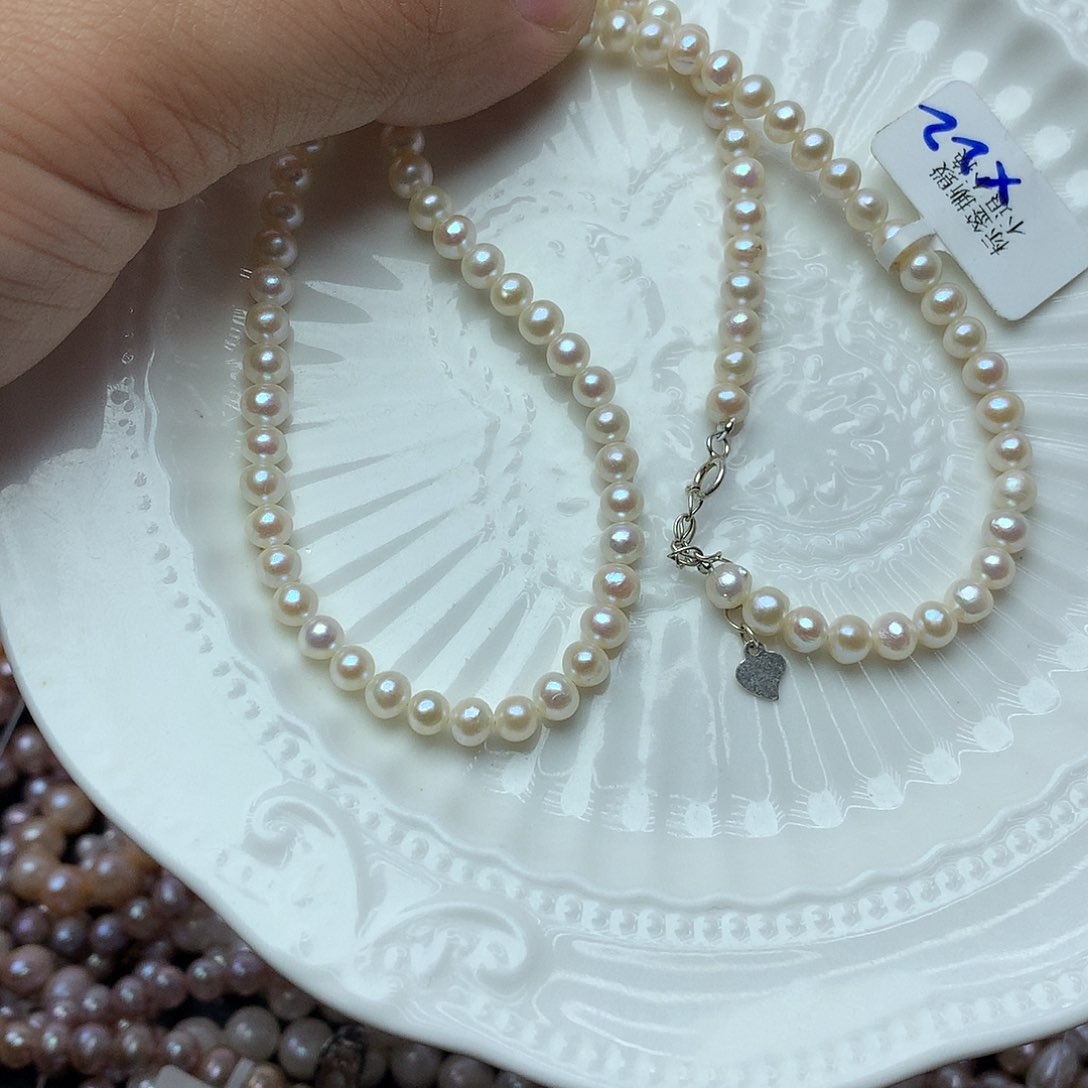 淡水珍珠4-5未镶嵌x22项链