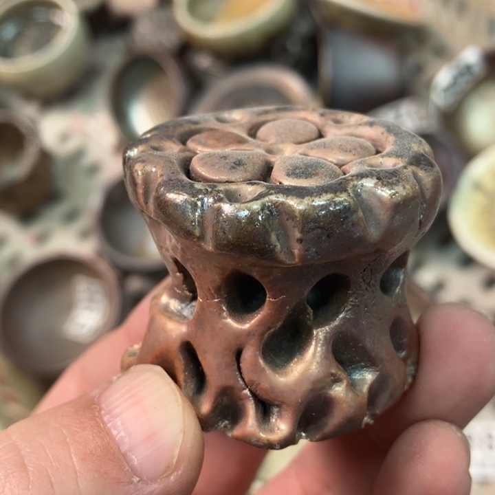 柴烧杯子宝瓶大放漏